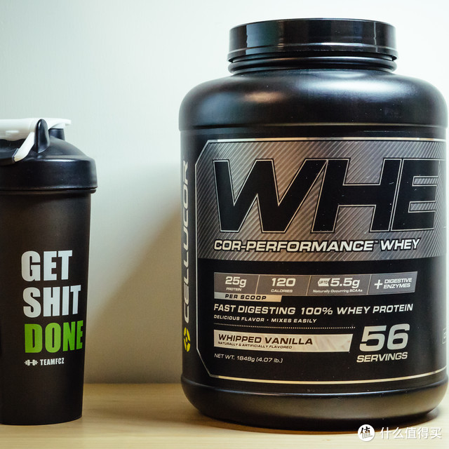 #原创新人# 分享本人第一款健身补剂 Cellucor 细胞肌能 乳清蛋白粉 香草味
