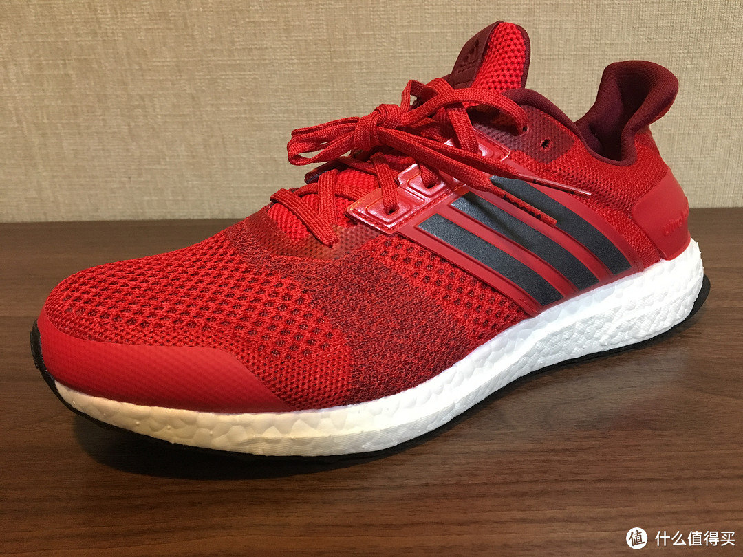 Adidas 阿迪达斯 ultre boost st秋冬款 射线红 跑鞋 开箱