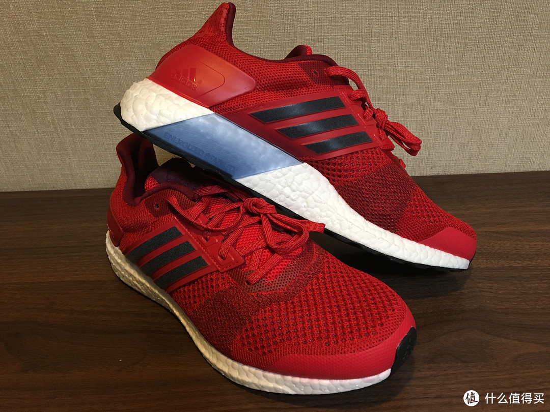 Adidas 阿迪达斯 ultre boost st秋冬款 射线红 跑鞋 开箱