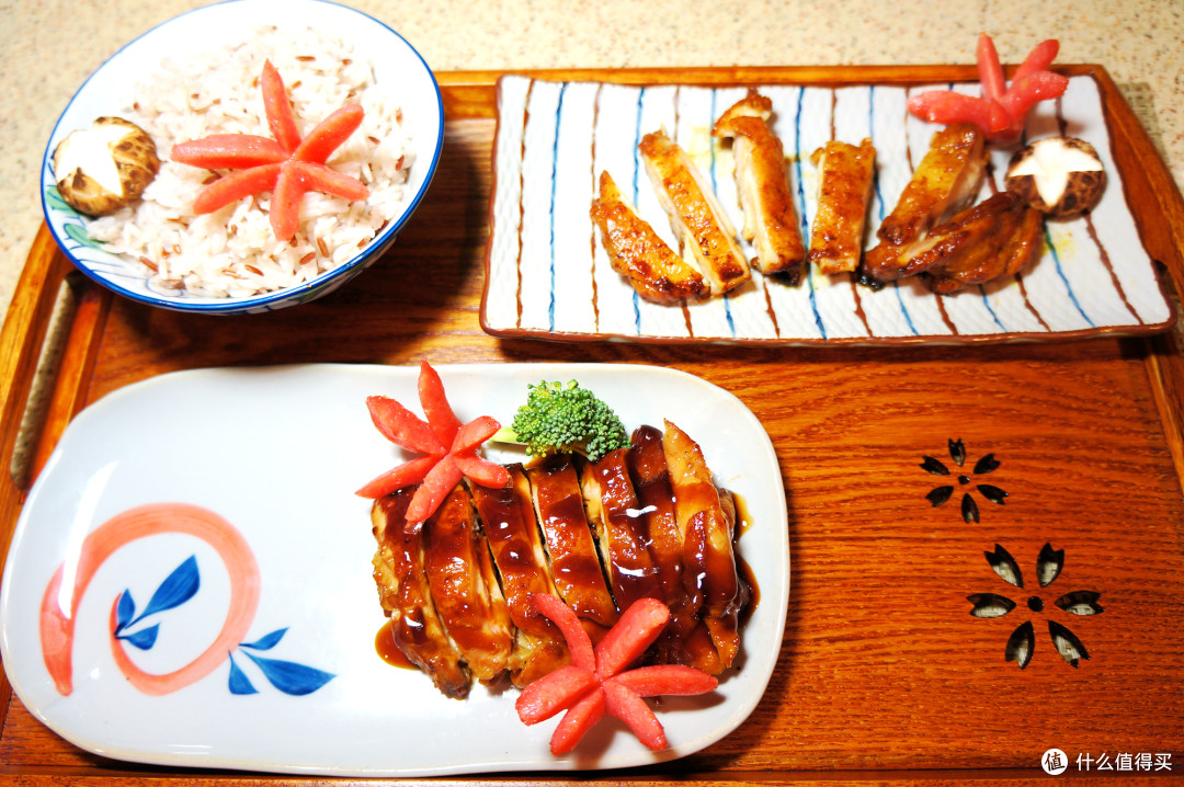 深夜食堂:章鱼(樱花)小香肠+照烧鸡腿饭+咖喱鸡腿饭 豪华三拼