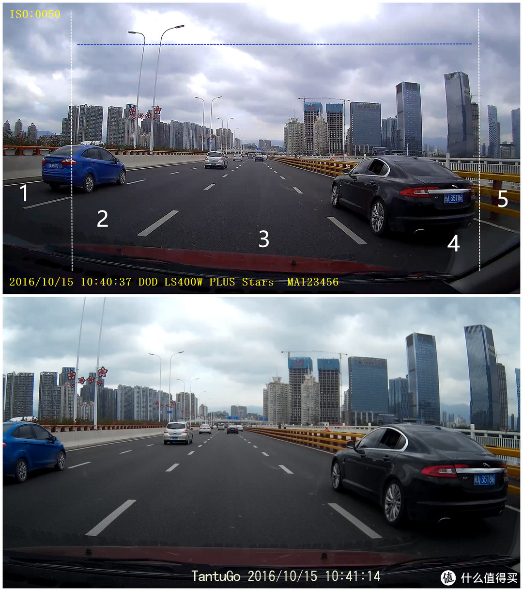 夜视和广角能力不俗，DOD LS400W Plus Stars行车记录仪众测报告