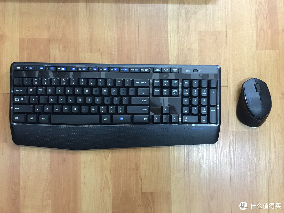 大妈值：Logitech 罗技 MK345 无线键鼠套装 开箱