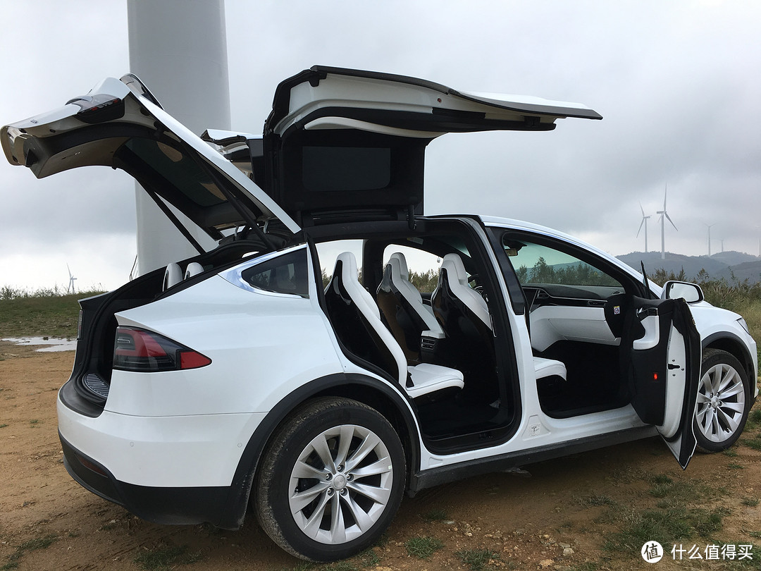 女司机特斯拉 TESLA 特斯拉 Model X 六座电动车 开箱答疑