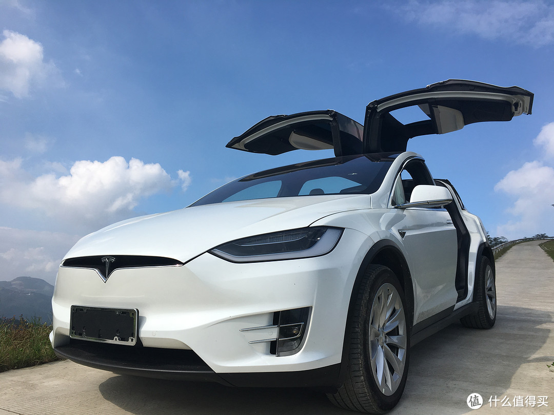 女司机特斯拉 TESLA 特斯拉 Model X 六座电动车 开箱答疑