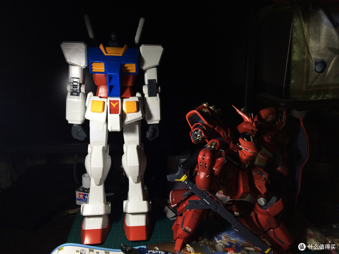 #本站首晒# 我的高达入坑之路——MEGA SIZE 1/48元祖高达上色记