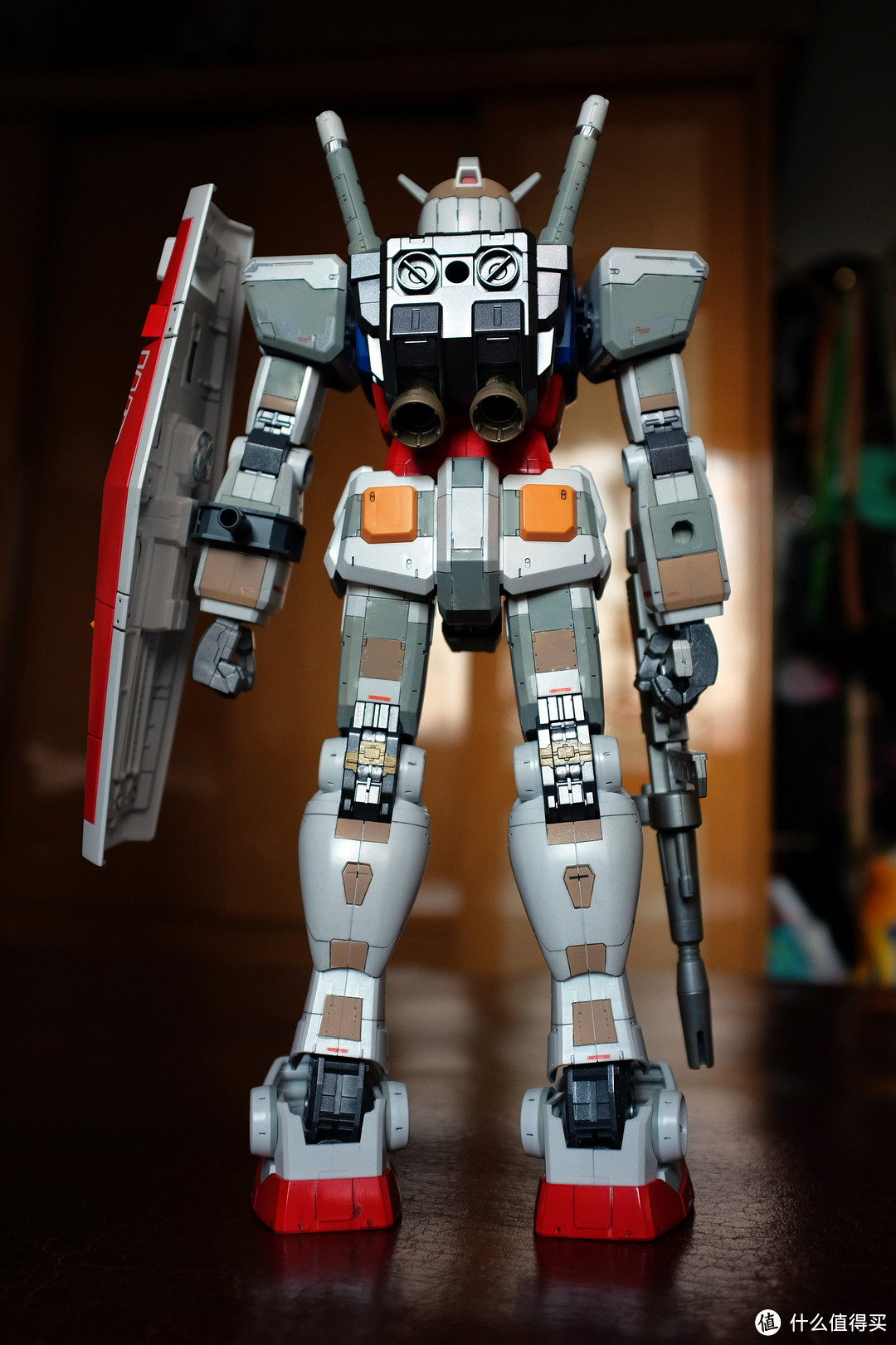 本站首晒# 我的高达入坑之路——mega size 1/48元祖高达上色记