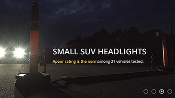 『万恶的美帝IIHS』教你选车 篇一：21款47个配置中小型SUV灯光横评 