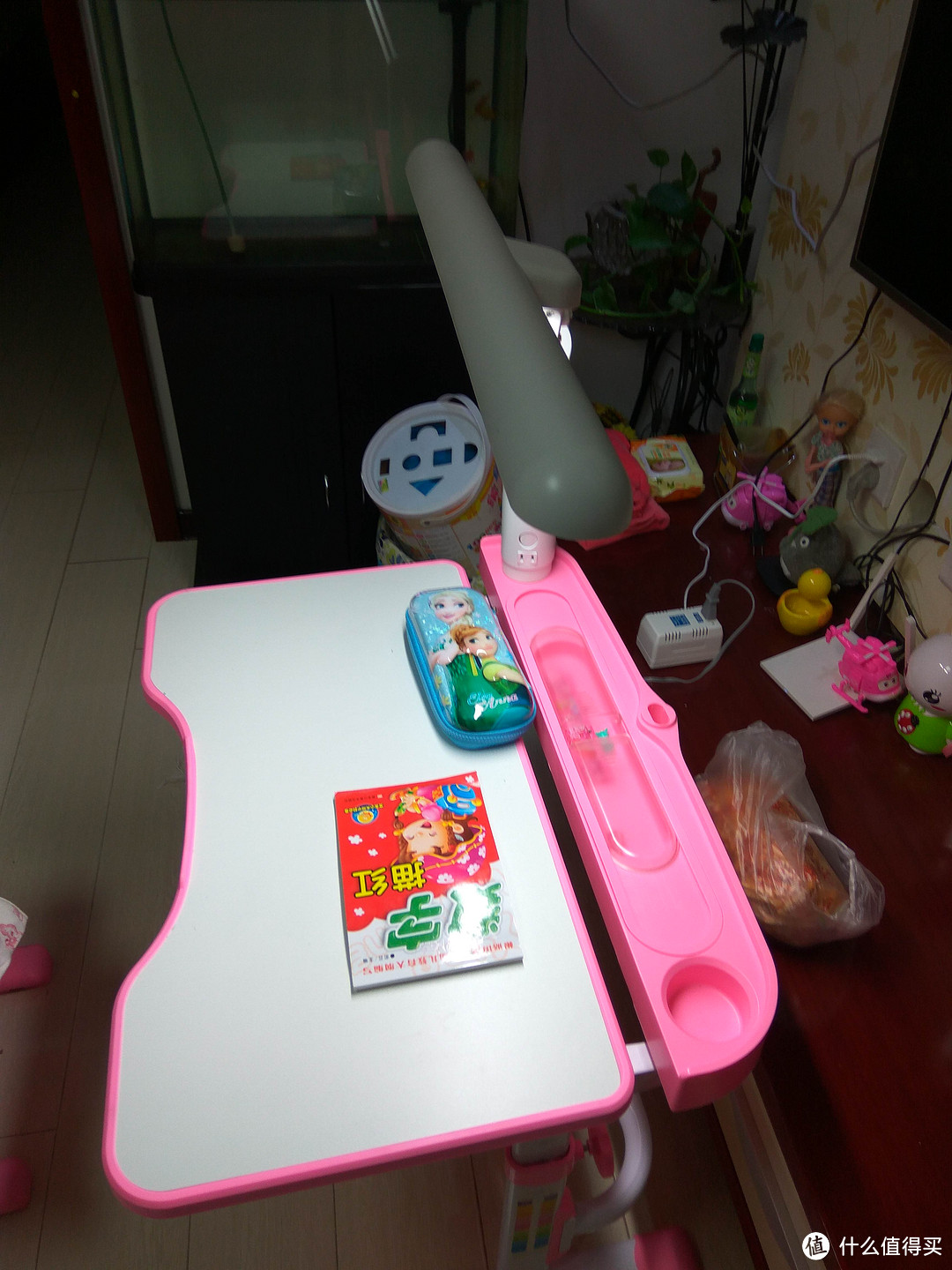 #原创新人#第一次日亚海淘：山田照明台灯 加持儿童学习桌