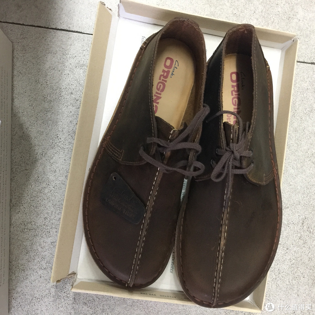 小白海淘日记第一期：剁手之路启程-其乐沙漠行者低帮皮马靴 Clarks Desert Trek Chukka Boot