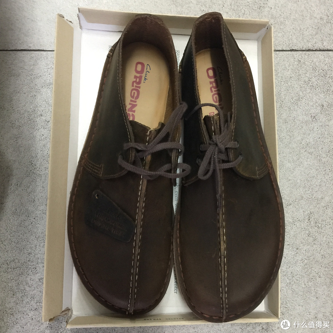 小白海淘日记第一期：剁手之路启程-其乐沙漠行者低帮皮马靴 Clarks Desert Trek Chukka Boot