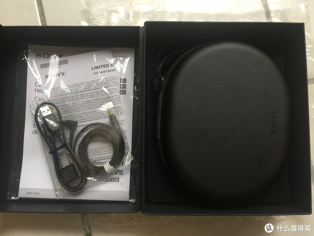 #原创新人# 集所有索尼黑白科技于一身——SONY MDR-1000X 开箱