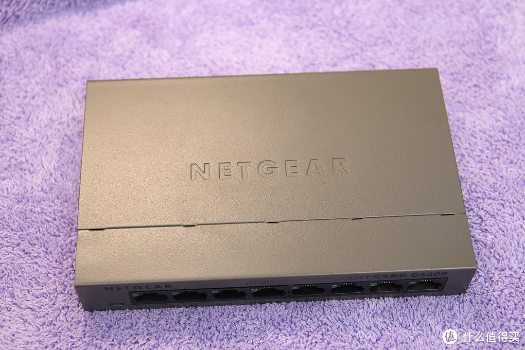 家庭组网好帮手——NETGEAR 美国网件 GS308 千兆交换机