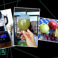 #本站首晒#清晨来杯健康Smoothie，晒晒海尔小厨师加热破壁机