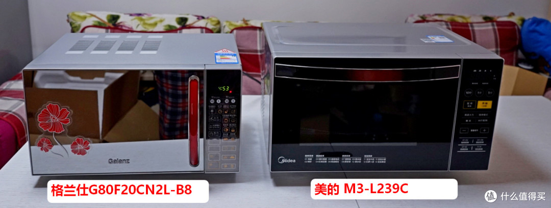 厨房好助手：美的 M3-L239C 微波炉 体验（对比格兰仕G80F20CN2L-B8）