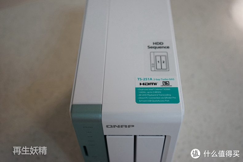 #本站首晒# 威联通 QNAP TS-251A 网络储存 开箱 体验 评测