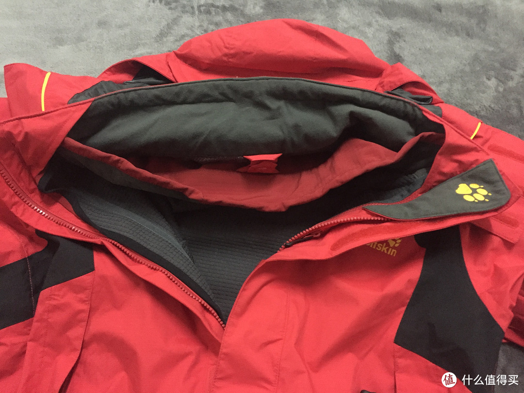 Jack Wolfskin 5005222 冬季户外三合一冲锋衣 欧版火焰红