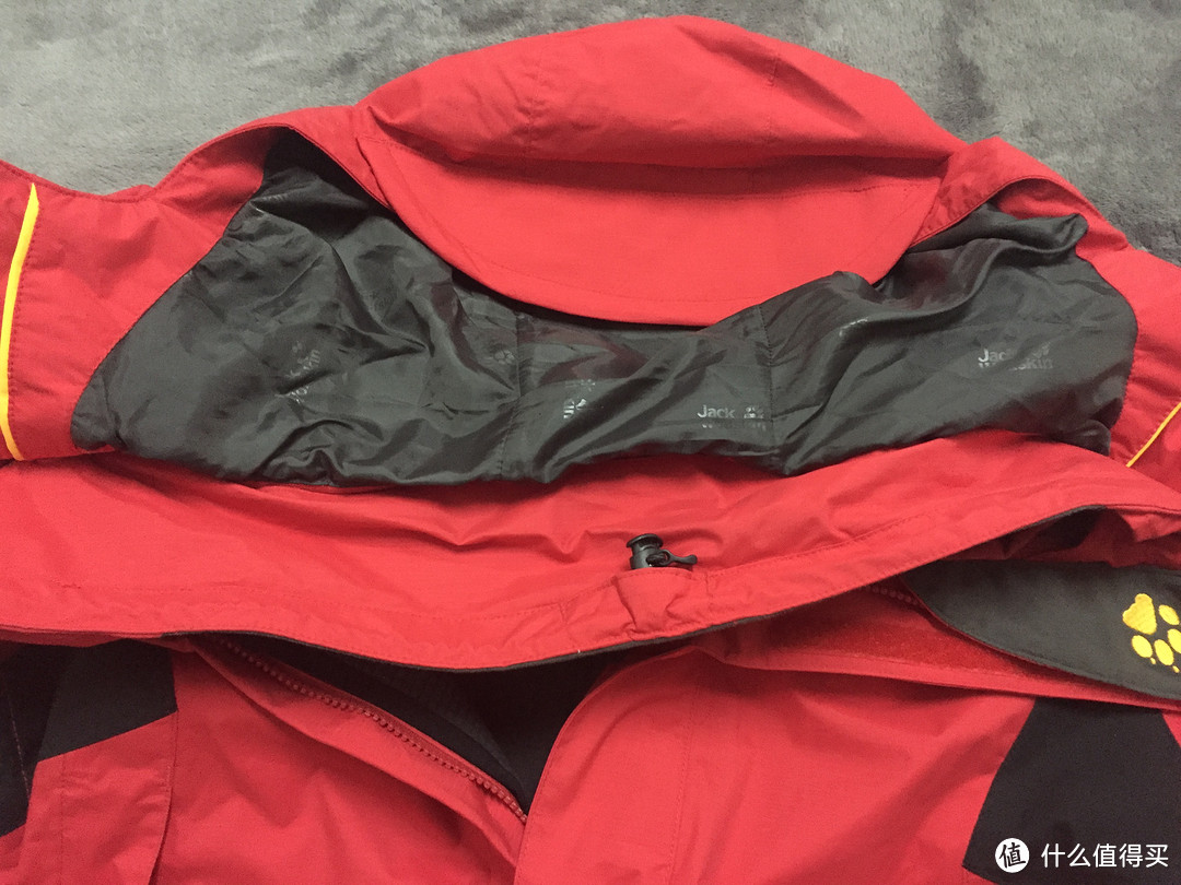 Jack Wolfskin 5005222 冬季户外三合一冲锋衣 欧版火焰红