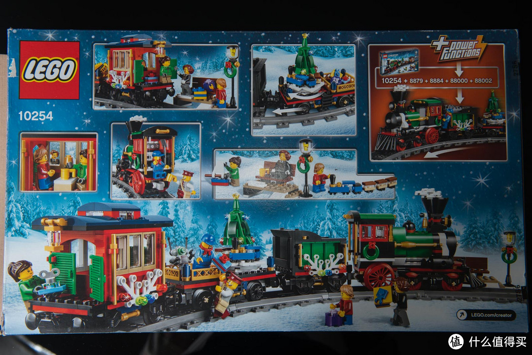 #本站首晒# Lego 乐高 Creator 冬季火车 10254 开箱