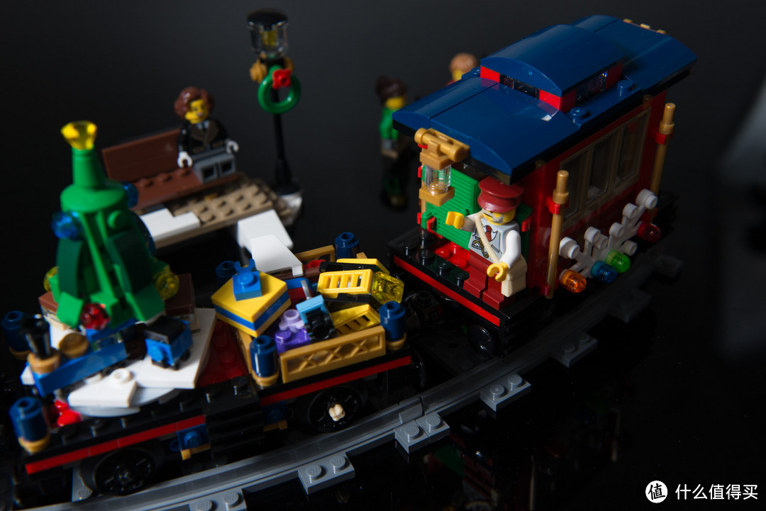 #本站首晒# Lego 乐高 Creator 冬季火车 10254 开箱