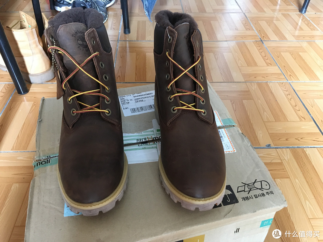 Timberland 添柏岚 6inch A1157 工装靴 到手晒单