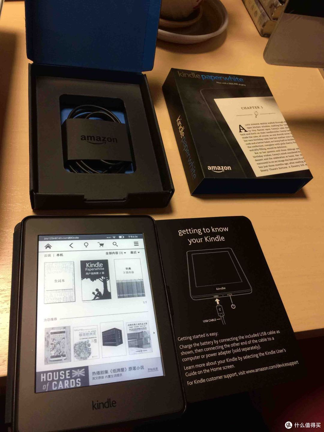 #原创新人#炒冷饭系列之Kindle Paperwhite3开箱及使用心得