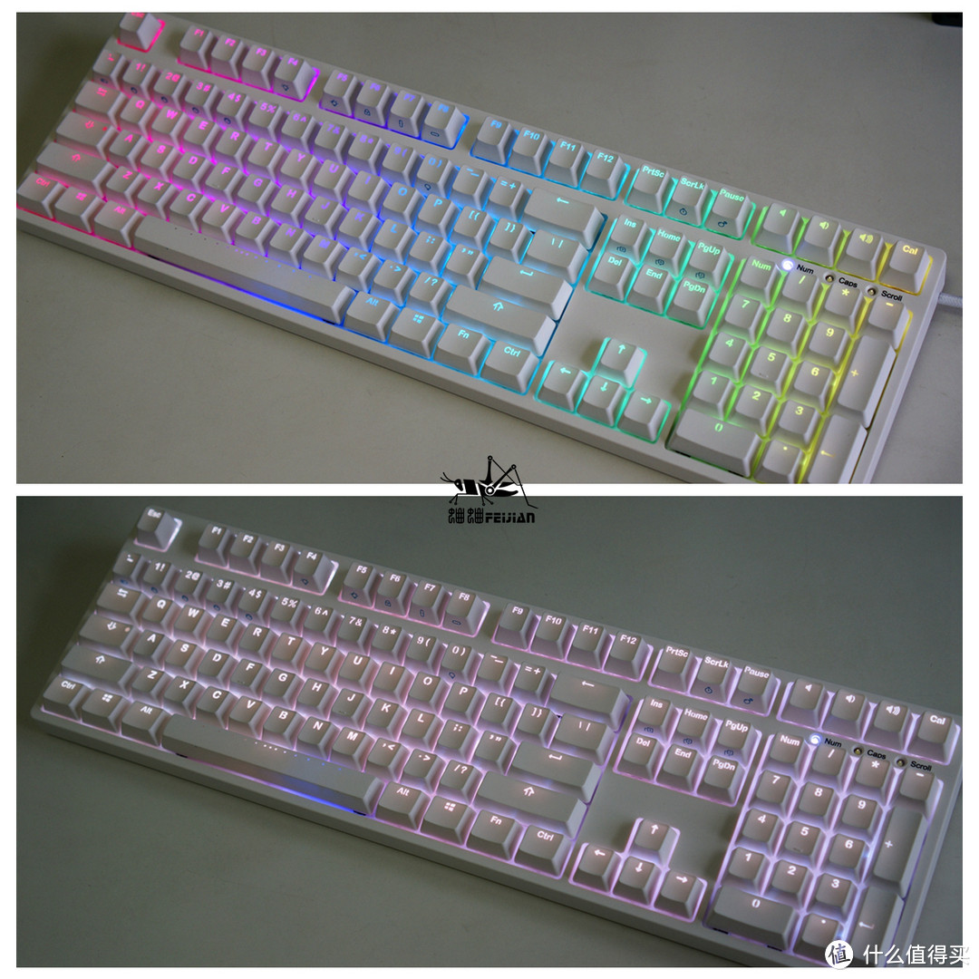 IKBC  F-108时光机 cherry RGB 红轴首发 开箱简评