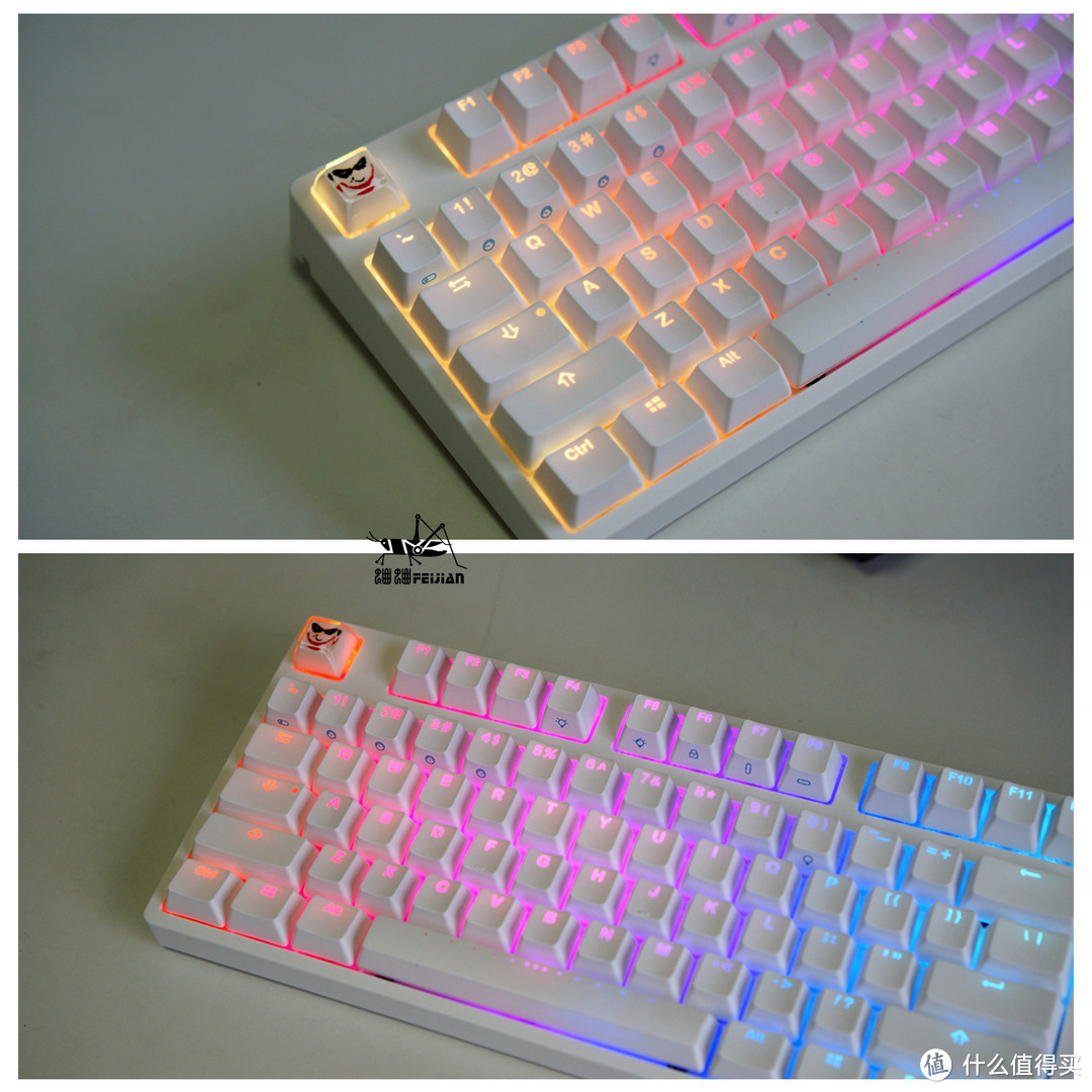 IKBC  F-108时光机 cherry RGB 红轴首发 开箱简评