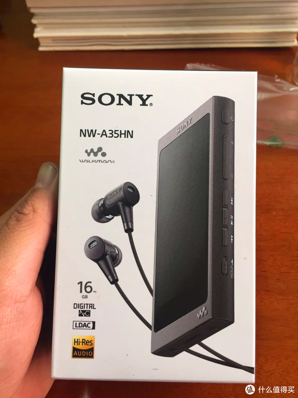 #本站首晒# SONY NW-A35HN炭黑 无损音乐播放器 开箱