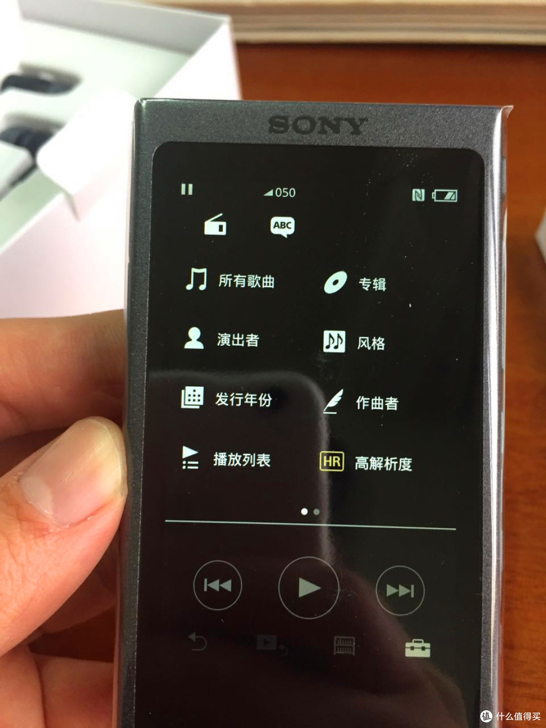 #本站首晒# SONY NW-A35HN炭黑 无损音乐播放器 开箱