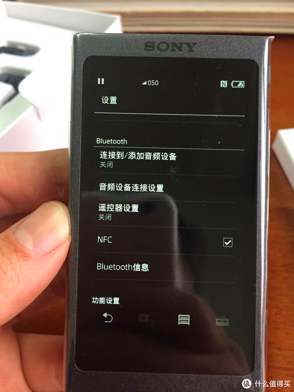 #本站首晒# SONY NW-A35HN炭黑 无损音乐播放器 开箱