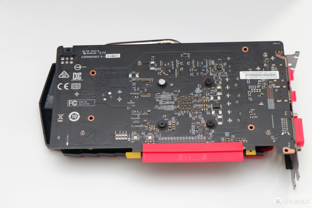 红黑配色nvidiagtx1050ti4g微星红龙版开箱评测