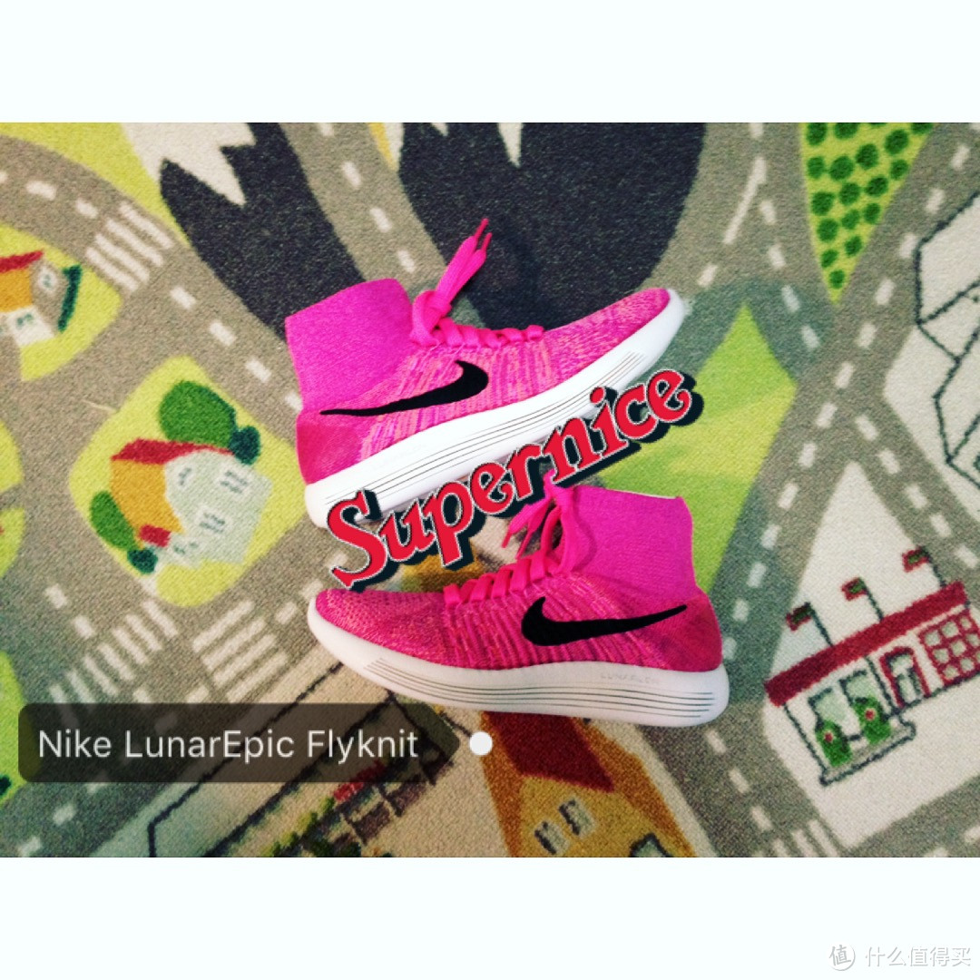 NIKE 耐克 LunarEpic Flyknit 跑鞋 晒单