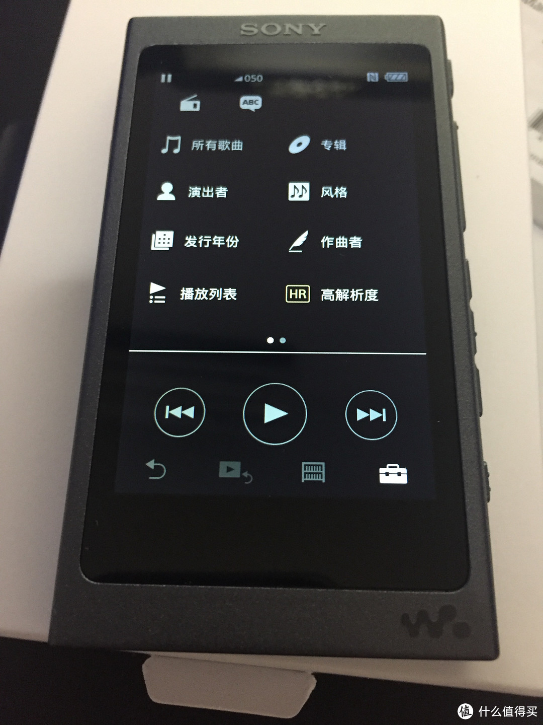 Sony 索尼 NW-A35/BM 播放器 开箱测评