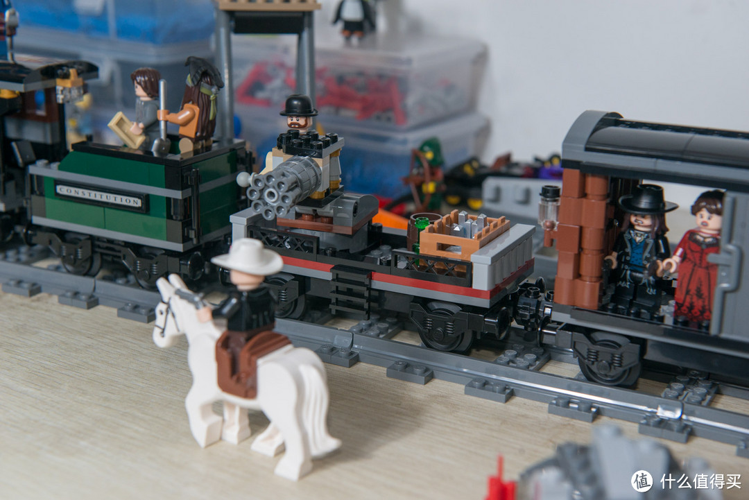 #本站首晒# Lego 乐高 The Lone Ranger 独行侠 79111 宪法号火车追逐