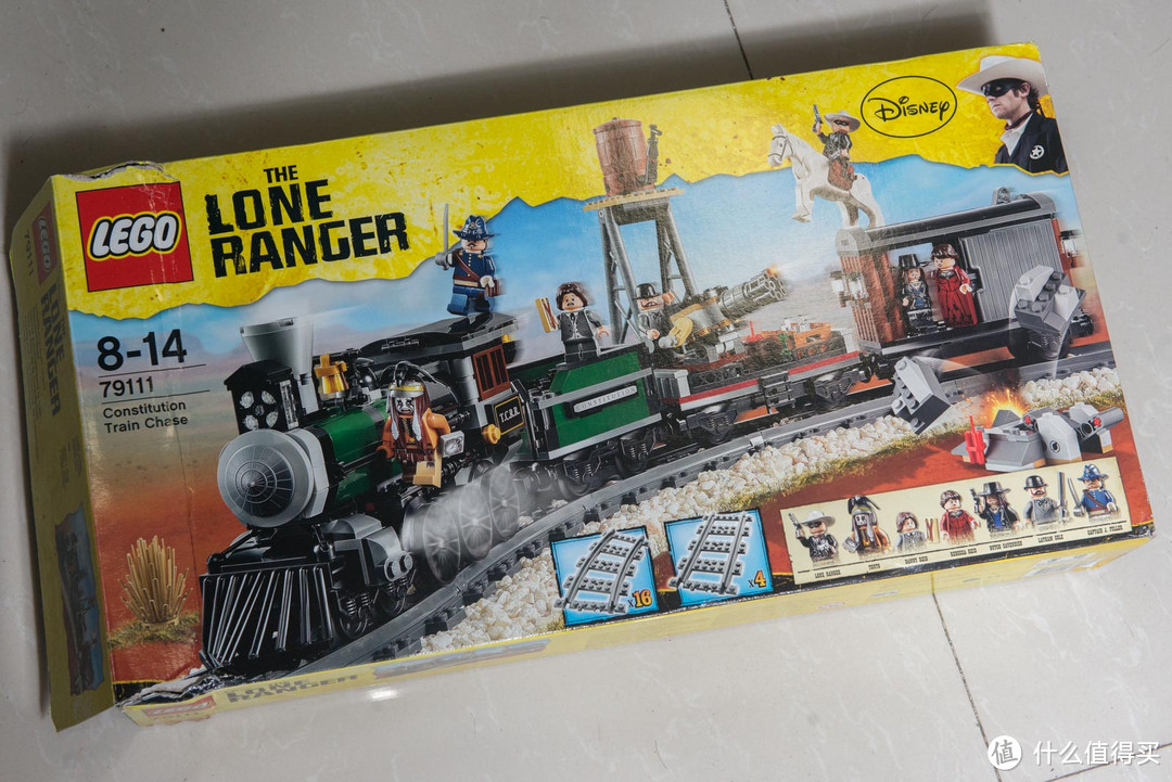 #本站首晒# Lego 乐高 The Lone Ranger 独行侠 79111 宪法号火车追逐