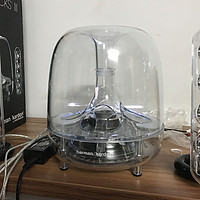 #中奖秀# 中奖晒单：Harman Kardon 哈曼卡顿 SoundSticks III 水晶有线版音箱