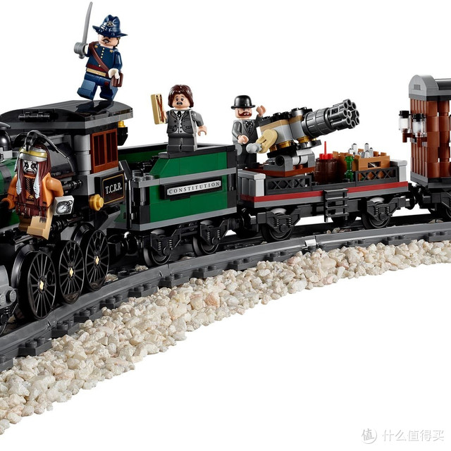 #本站首晒# Lego 乐高 The Lone Ranger 独行侠 79111 宪法号火车追逐