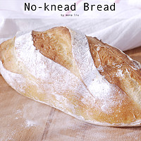 下厨的方式简单点——无糖无油免揉面包，附蒜香面包做法
