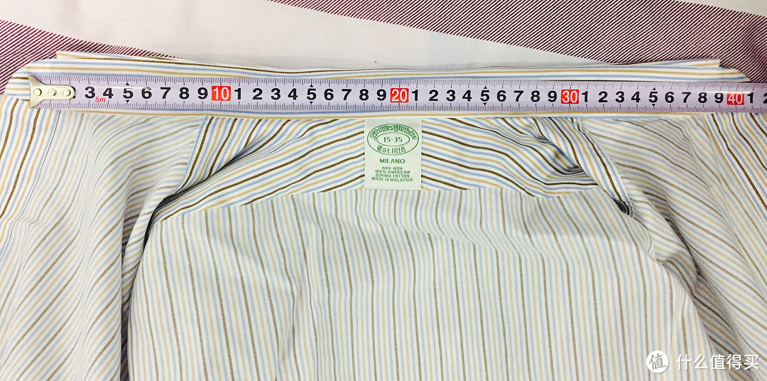 #原创新人# Brooks Brothers 衬衫个人经验分享（尺码实测，版型对比，材质对比）