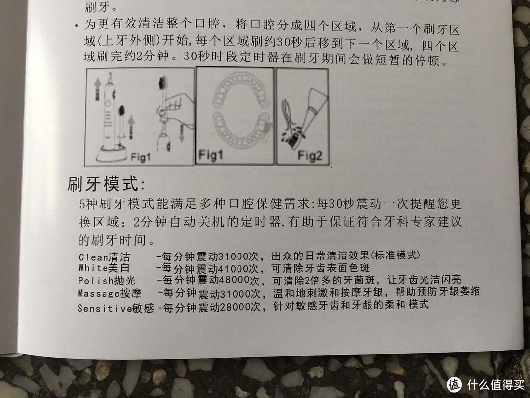 试用百力英伦声波震动牙刷