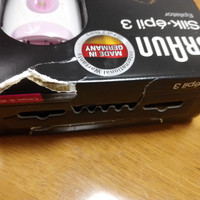 博朗 SE3270 女用脱毛器开箱介绍(主机|刀头|接口|插口|清理刷)