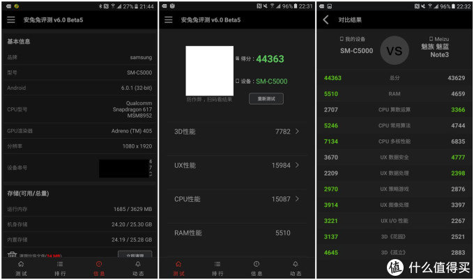不便宜的低端机——SAMSUNG 三星 C5 开箱小测