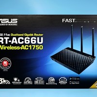 华硕 RT-AC66U B1 无线路由器开箱设计(包装|接口|机身)