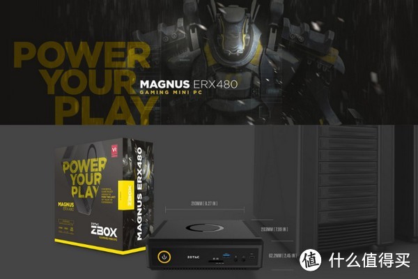 搭载RX 480独立显卡：ZOTAC 索泰 推出 MAGNUS ERX480 迷你电脑