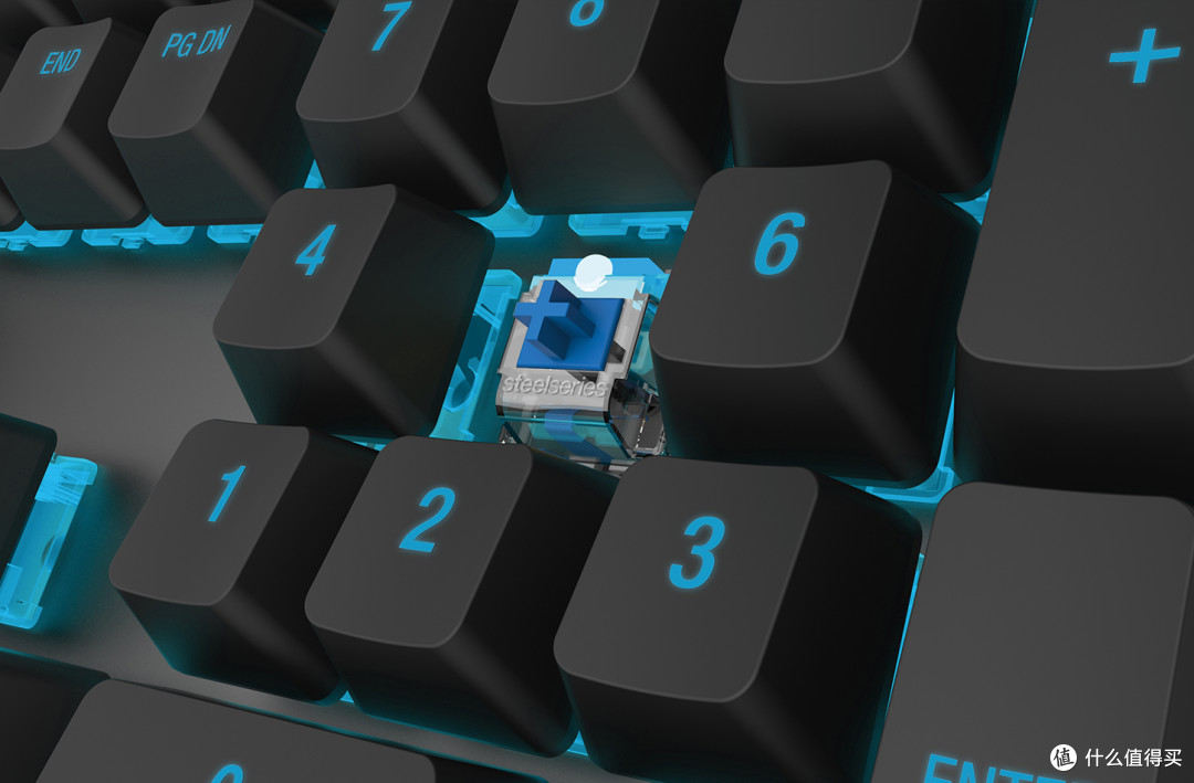 磨砂铝合金材质：steelseries 赛睿 发布 APEX M650 电竞机械键盘