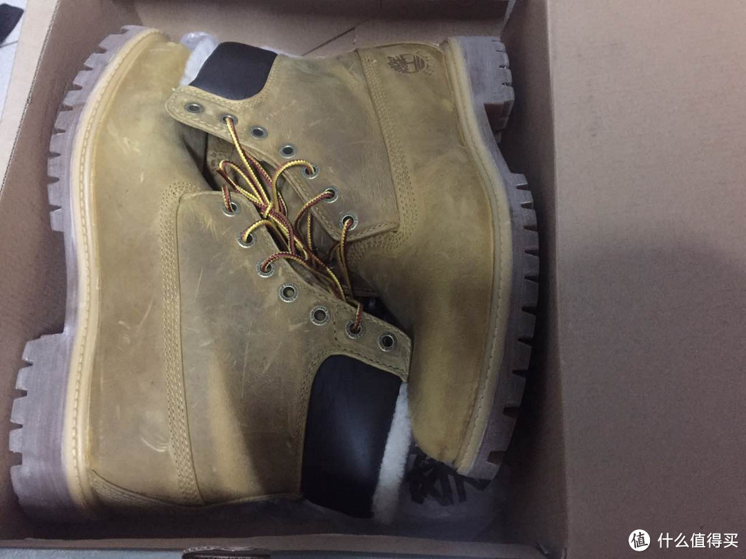 御寒利器——Timberland 6 inch 带绒大黄靴