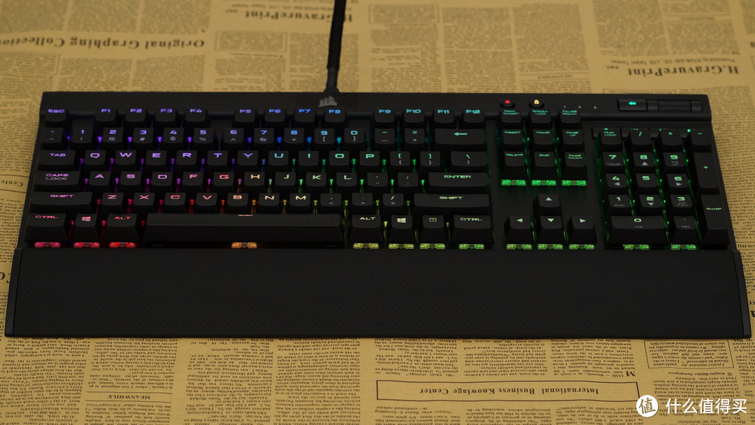 USCorsair 海盗船 K70 RGB Rapidfire 银轴机械键盘 体验