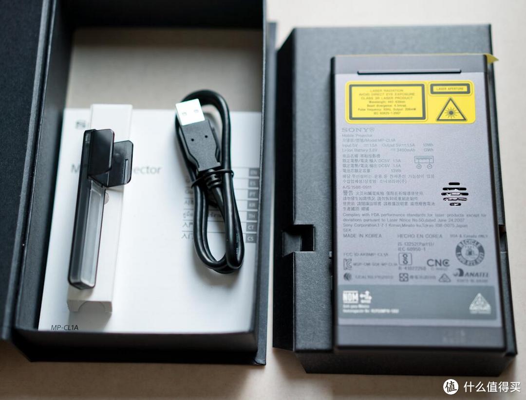 #本站首晒#SONY 索尼 MP-CL1A 口袋投影仪 开箱+独家试用感受