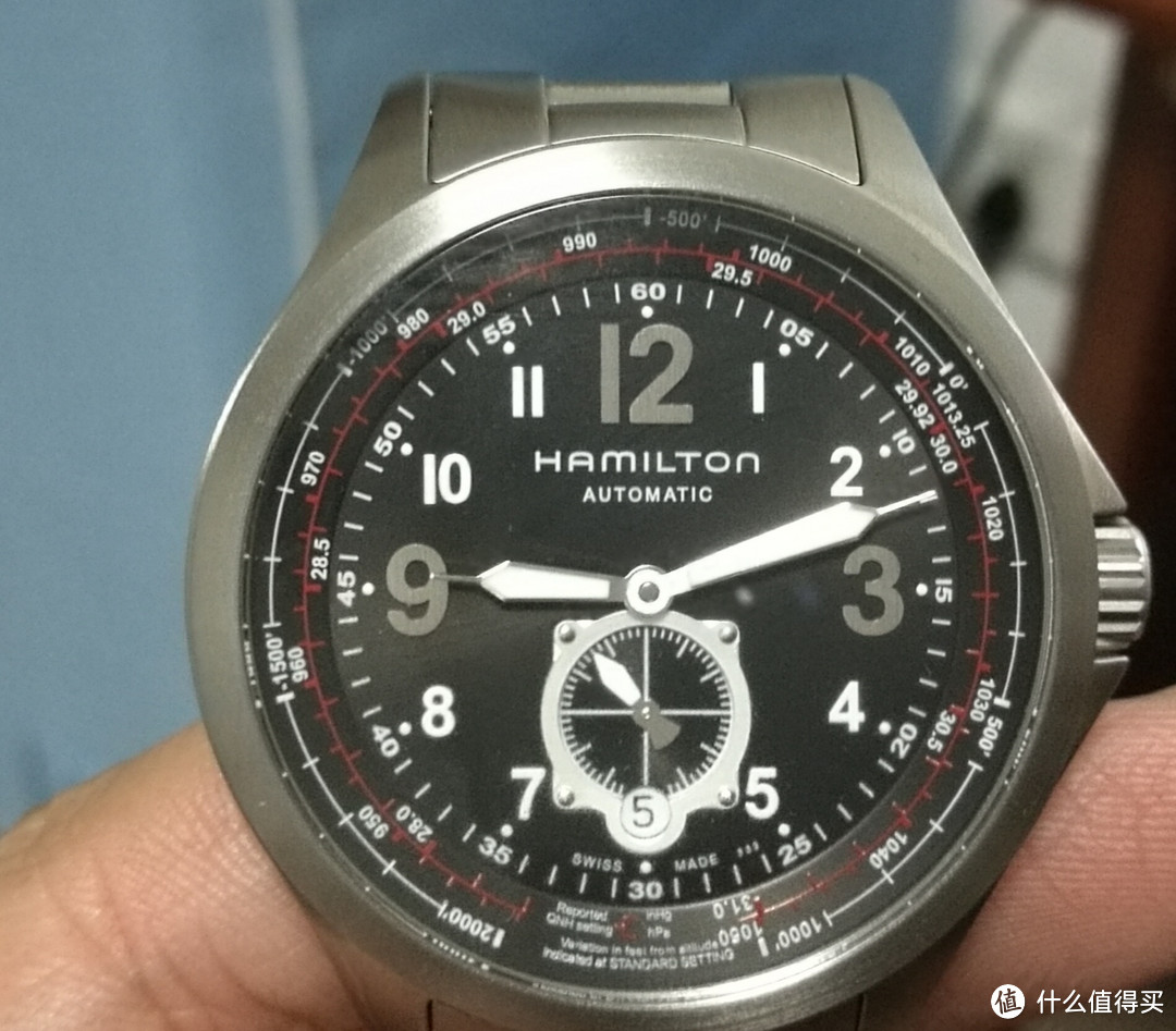 要的就是粗犷：HAMILTON 汉米尔顿 卡其航空系列 H76655133 男款机械腕表