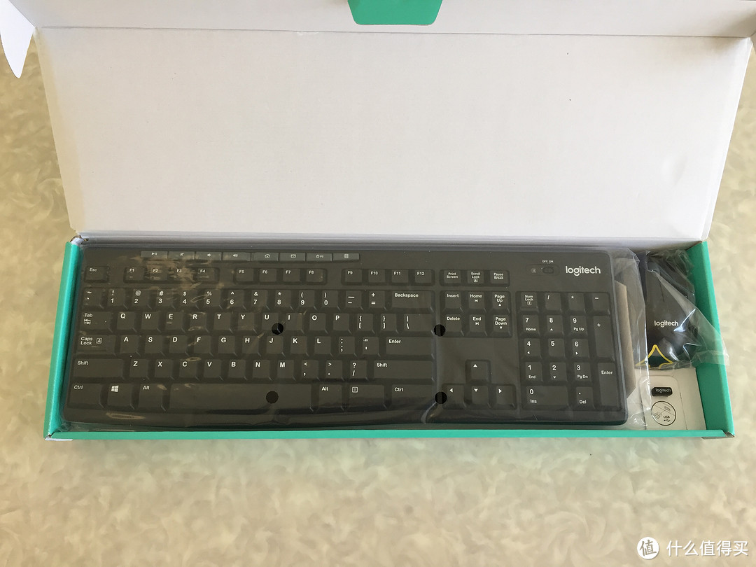 有券就是白菜价！Logitech 罗技 MK270 无线键鼠套装 开箱晒单